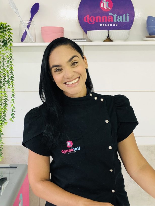 Talita, criadora da Donnatali Gelados